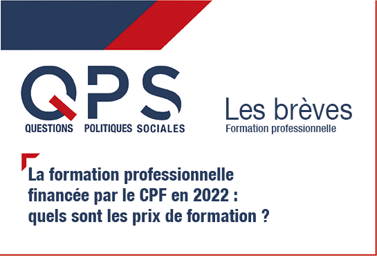QPS Questions Politiques Sociales - Les Brèves n°23 - Formation professionnelle