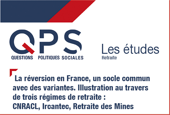 QPS Questions Politiques Sociales - Les études n°24 - Retraite