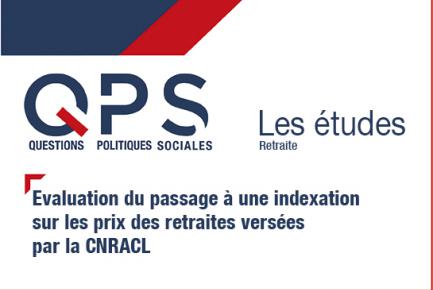 QPS - Les études n°11 - L'évaluation du passage à une indexation sur les prix des retraites versées par la CNRACL entre 2004 et 2013