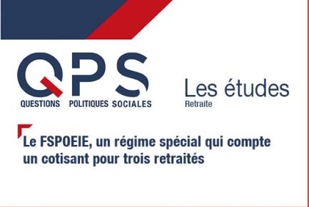 QPS - Les études n°17 - Le FSPOEIE, un régime spécial qui compte un cotisant pour trois retraités