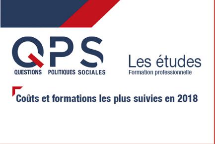 QPS - Les  études n°29 - Coûts et formation les plus suivies en 2018